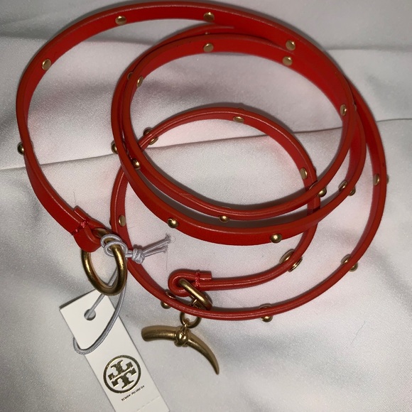 NWT Red Tory Burch Studded Bracelet - Picture 4 of 6